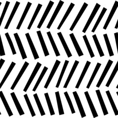 Black and white abstract seamless pattern
