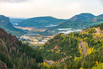 Cold morning in the mountains