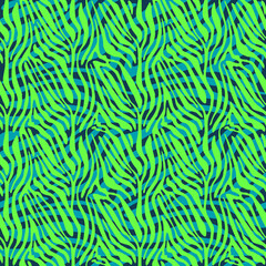 Abstract vector background. Wild animal skin texture. Trendy neon psychedelic ornament.