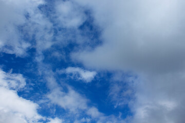 blue sky with clouds