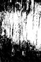 The grunge texture is black and white. Vector monochrome background