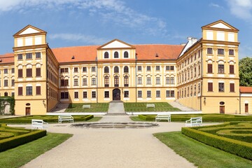 Fototapeta na wymiar Jaromerice nad Rokytnou baroque and renaissance palace
