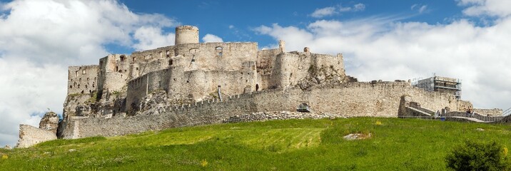 Fototapeta na wymiar Spissky hrad castle ruin Spis region Slovakia Europe