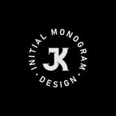 Initial letter k monogram logo design template