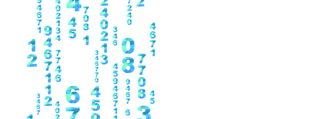 Obraz premium abstract background with numbers 