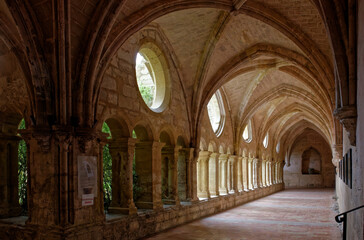 Fototapeta na wymiar abbaye de Valmagne Herault - Abbaye cistercienne en Languedoc Roussillon 