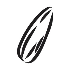 Hand drawn vector illustration of sunflower seeds. Elements for design of posters, cards, textiles, recipes, cafe menu.