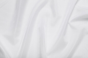 Obraz premium Texture of white flag as background