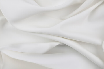White silk fabric lines