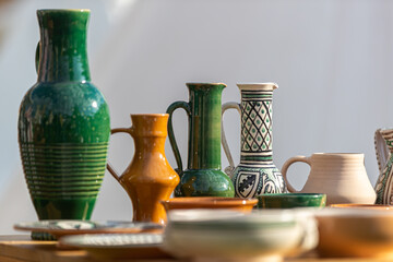 still life with vases