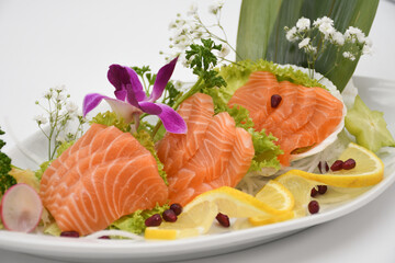 Sashimi salmone