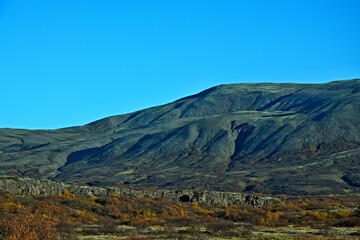 Iceland-view of valley in Thingvellir Nationalpark