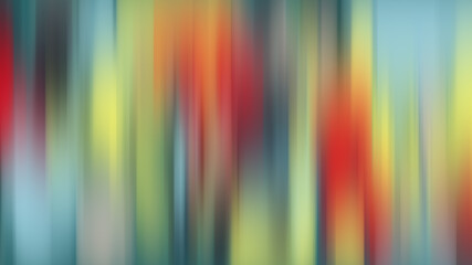 Twisted vibrant gradient blurred of red blue yellow and gray colors with smooth movement of the gradient in the frame with copy space. Abstract vertical lines concept