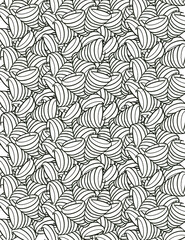Fototapeta premium Repeat pattern background adult coloring page