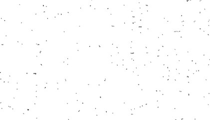 Abstract vector noise. Small particles of debris and dust. Distressed uneven background. Grunge texture overlay with fine grains isolated on white background. Vector illustration. EPS10.