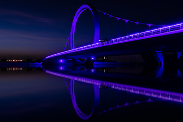 Lusail Qetaifan Bridge at Blue Hour