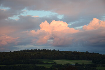 Wolken am Abendhimmel