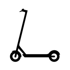 E-scooter icon. Motorized or electric scooter. Vector Illustration