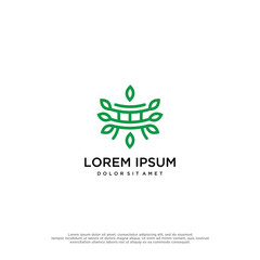 dojo logo vector templete .