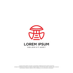 dojo logo vector templete .