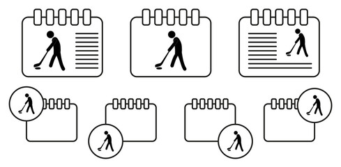 Ice hockey player icon. Silhouette of an athlete icon. Sportsman element icon. Premium quality graphic design. Signs, outline symbols collection icon for websites, web design on white background