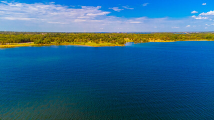 Beautiful view Lake Lewisville, Texas