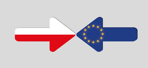 EU und Polen in Pfeilen auf Konfrontationskurs