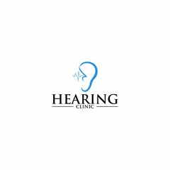 Simple Hearing Clinic ear Logo Icon