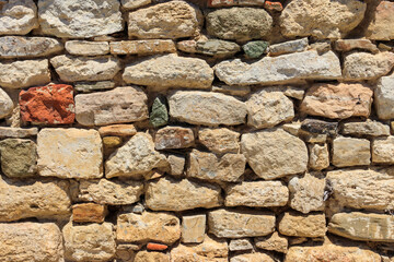 Background of the stone wall