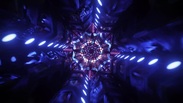 Gods vision bright blue 3d vj loop seamless loop pattern 120 bpm festival concert live animation psychedelic visual party
