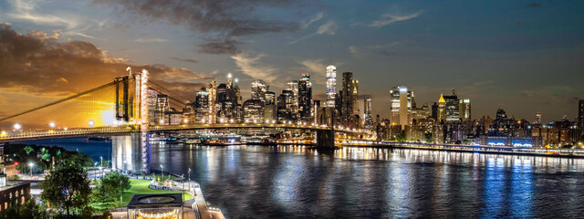 Obraz premium Brooklyn bridge Manhattan