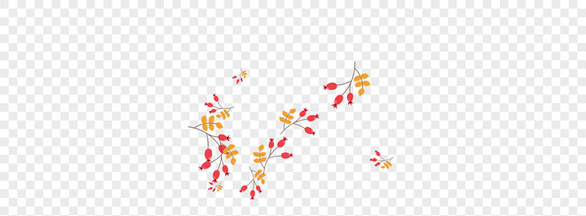 Pink Herb Background Transparent Vector. Foliage Silhouette Set. Yellow Leaf Outline. Vibrant Texture. Leaves Art.