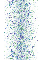 Purple Element Dot Background. Green Circle Fun. Ball Frame Illustration. Blue Streamer Confetti.