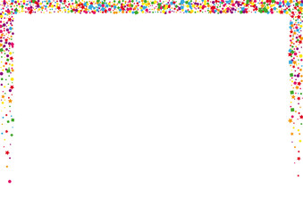 Obraz premium Purple Sparkle Star Illustration. Explosion Confetti Background. Red Circle Decoration. Element Square Background. Pink Celebration Dot.