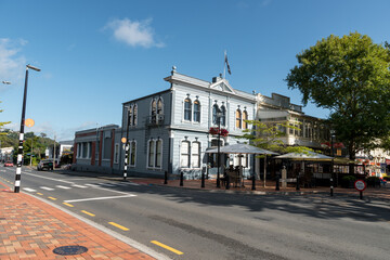 Fototapeta na wymiar Nelson a city on the eastern shores of Tasman Bay, New Zealand