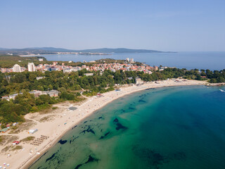 Aerial view of South Beach of town of Kiten, Bulgaria