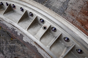 Fragment of the lander topographical satellite "Comet". A spacecraft that has been in space and returned back. © Yura Borisov