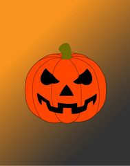 halloween pumpkin vector