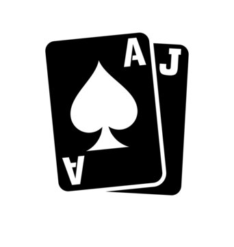 blackjack cards ace jack spades