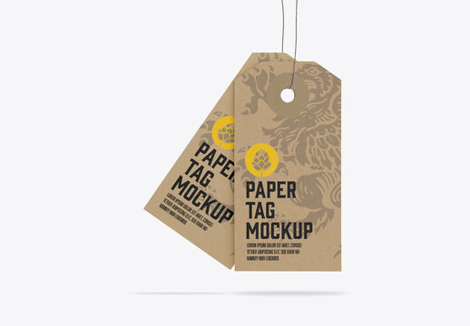 Kraft Tag Mockup
