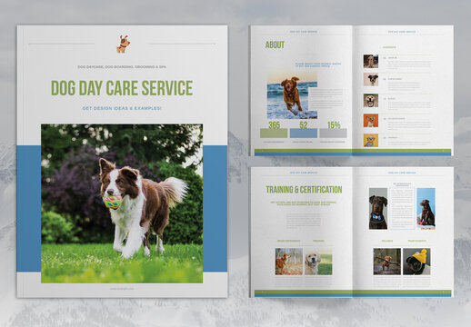 Dog Day Care Brochure Layout