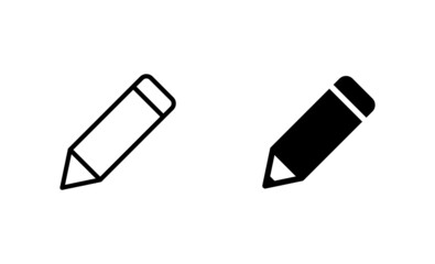 Pencil icons set. pen sign and symbol. edit icon vector