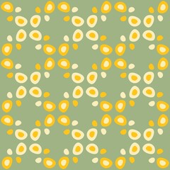 Rounded abstract seamless pattern - accent for any surfaces.