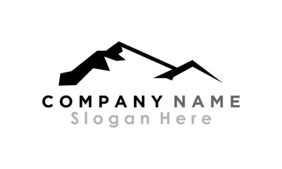 elegant logo mountain