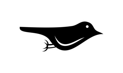 flying bird silhouette vector