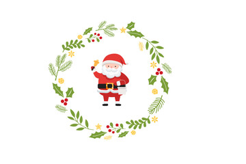 christmast party aset  illustration