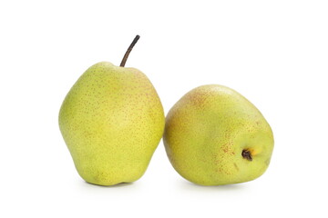 fruit of pear isolated on white background.