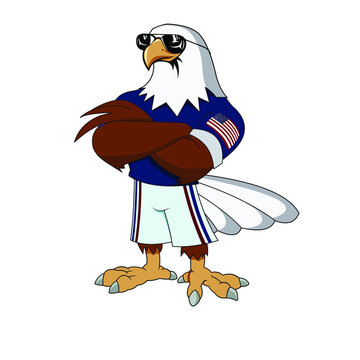 Eagle sport vector character