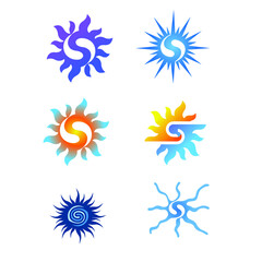 set sun logo