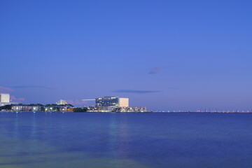 Florida Tampa bay sun set landscape	